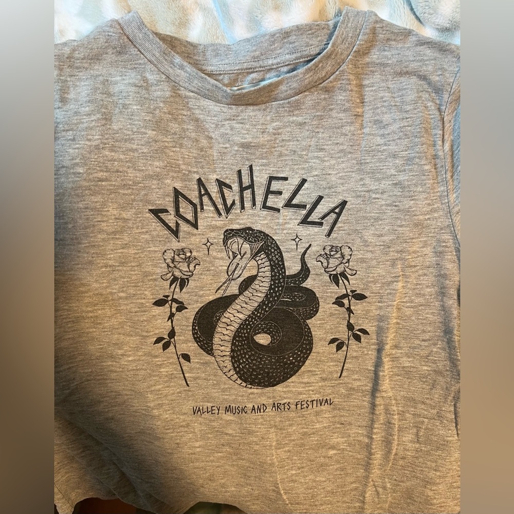 Gray Coachella shirt!